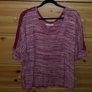 Maurices Crocheted sleeved top